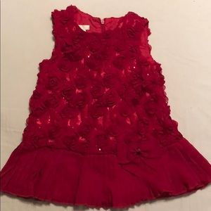 Red American Princess dress.